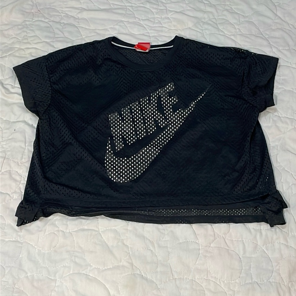 Nike Womens Crop Mesh Top Medium